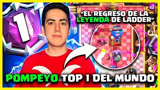 ASÍ FUE EL GRAN REGRESO del DIOS DEL GLOBO POMPEYO al Clash Royale [upl. by Savior325]