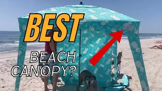 Qipi Beach Cabana Set Up and Review  Best Shade Canopy on Amazon [upl. by Amaty]