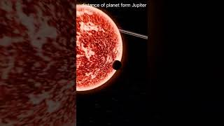 This is how far Jupiter is sun earth mercury venus mars jupiter planets trendingshorts [upl. by Cooe]