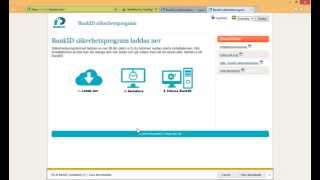 Installera BankID på Windows 81 [upl. by Pincince]