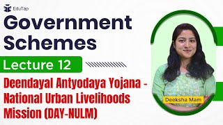 Deendayal Antyodaya Yojana–National Urban Livelihoods Mission  Imp Government Schemes amp MCQs [upl. by Laughton10]