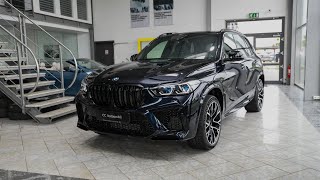 2022 BMW X5 M Competition Carbonschwarz Metallic Exterior and Interior in detail [upl. by Ramsa]