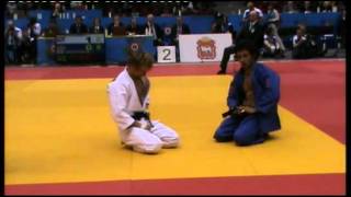 Judo EM 2012 60kg PAISCHER Ludwig AUT  SHUKVANI Betkil GEO [upl. by Erodroeht]