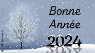 333  Bonne Année 2024  Carte virtuelle de vœux 2024 [upl. by Ahsinyd]