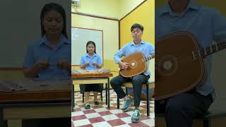 Khim amp Japey Dongveng Play by Thona amp Chanrithy  Khmer Instrument [upl. by Eicyaj506]