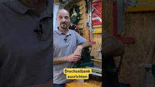 SpindelReitstock ausrichten shorts drechseln drechselnfüranfänger [upl. by Donald]