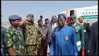 President Tinubu returned to Abuja after spending his Christmas holidays in Lagos [upl. by Adaline]