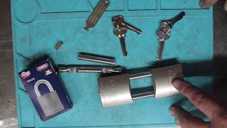 Abus Dual Key Padlock 2 Diffrent keys [upl. by Etoile202]