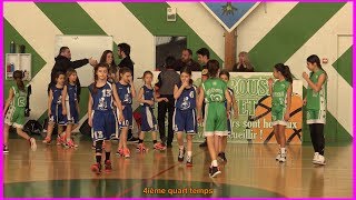 Basket U11F D2 Champ 13 4ième QT Grans vs Rousset 26 janvier 2019 [upl. by Arretak519]