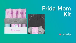 Frida Mom Labor and Delivery Postpartum Recovery Kit Review  Babylist [upl. by Chita]