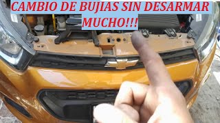 ⚡⚡Cambio de Bujias Chevrolet Beat  Spark sin desarmar tanto👍👍 [upl. by Yde]