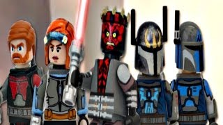 LEGO Star Wars  The Clone Wars  Custom Darth Maul BoKatan ObiWan amp More  Showcase [upl. by Enohpets840]