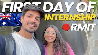 First Day on Internship in Australia🇦🇺  RMIT Melbourne  Indian Students  Vlog 151 [upl. by Vivianna594]