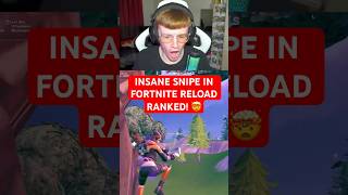 Insane Snipe in Fortnite Reload Ranked 🤯 [upl. by Doria]