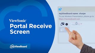myViewBoard Portal Receive Screen [upl. by Nylirrej921]