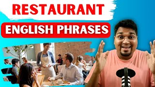 Restaurant ENGLISH PHRASES  Restaurant Phrases in English [upl. by Limhaj]