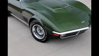 1970 Chevrolet Corvette LS5 4 speed 9k Mile Unrestored Survivor [upl. by Lucy]