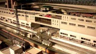 23 katonylayout N SCALE TGV quotTHALYSquot AND SOME AMERICAN CLASSIC TRAINS [upl. by Rexer536]