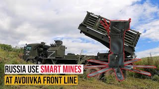 Russian Sappers Use Smart Mines to Tackle Enemies Forces at Avdiivka Front Line [upl. by Harima730]