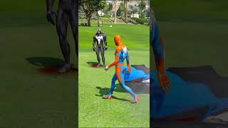 Gta 5  Venom kills Spiderman gta short shortsfeed viralshort marvel [upl. by Erusaert591]