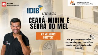 Concursos CearáMirim e Serra do Mel as melhores questões [upl. by Yatnoj247]