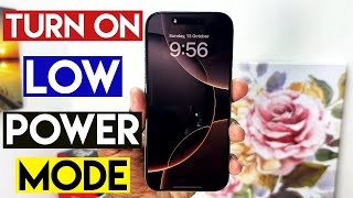 How To Turn on Low Power Mode On iPhone 16 [upl. by Tamara]