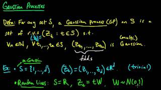 ML 191 Gaussian processes  definition and first examples [upl. by Moraj]