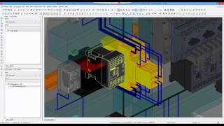 EPLAN Pro Panel Version 27 3D wiring [upl. by Alletsirhc]