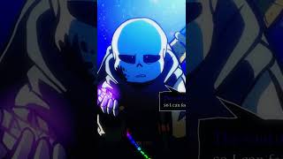 EDIT I DONT WANT TO REGRET IT NOW undertale sans edit underverse [upl. by Smukler590]