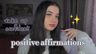 positive affirmations for social anxiety asmr [upl. by Aicilif]