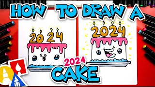 How To Draw A 2024 Cake [upl. by Yordan]