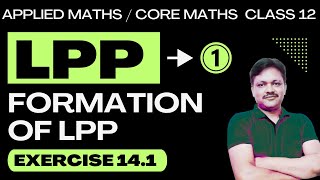 Linear Programming Part 1  LPP  Ex 141  Applied Maths Class 12  Gaur Classes [upl. by Ibbob]