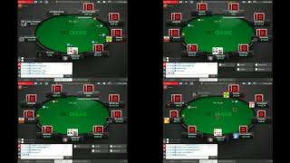 BetOnline Internet Poker Multi Table Session Medium Stakes [upl. by Linad]