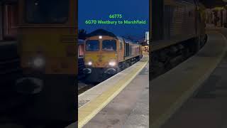 66775 passes Gloucester with 6G70 Westbury to Marshfield 24082024 [upl. by Torrey]