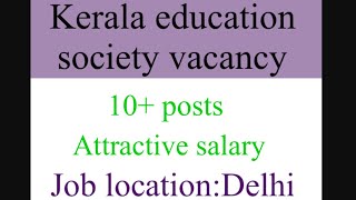 Delhi Various teaching vacancies  Apply now [upl. by Juakn]