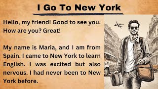 I Go To New York  Learn English Though Best English Story  Improve Your English  Graded Reade [upl. by Esilehs]