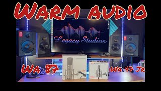 Warm Audio Microphones WA 87 amp WA 47 Jr [upl. by Ydnir960]