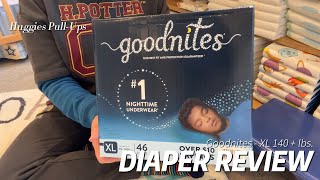 Diaper Review  Goodnites PullUps Diaper  ABDL [upl. by Haymo160]