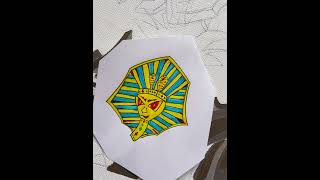 Tutankhamon draw shorts artgraffiti streetart graffitiart artist drawing tutankamon [upl. by Mae925]