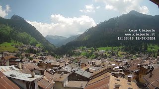 Timelapse 18072024  Webcam Casa Ciajeole  Moena Val di Fassa Dolomiti [upl. by Nehr327]