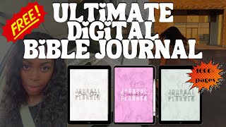 FREE Digital Bible Study Planner  Walk Thru  Bible Journaling  Goodnotes  iPad amp Android [upl. by Klute359]