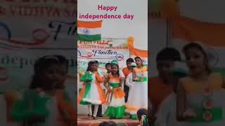 Happy independence day ll Aaj hmare school me ll Sandeshe aate hain dance performance for childrens [upl. by Brecher]