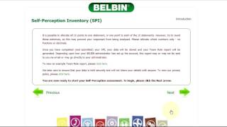 How to complete an individual Belbin questionnaire [upl. by Aicinod]