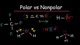 Polar and Nonpolar Molecules Is it Polar or Nonpolar [upl. by Terrene957]