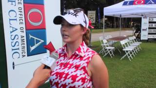 Victoria Elizabeth First Round IOA Golf Classic [upl. by Nnylsor874]