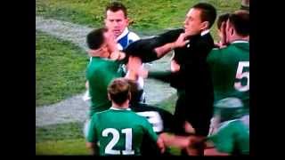 Sonny Bill Williams VS Cian Healy RUGBY SCUFFLE [upl. by Ihn157]