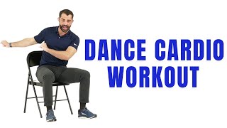 Dance Cardio Workout for Seniors  Fun ChairBased Moves with Music [upl. by Eerok]