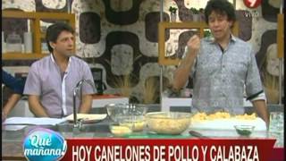 Canelones de pollo y calabaza [upl. by Olfe]