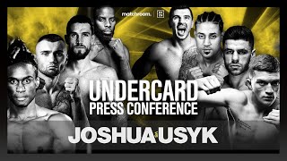 Joshua vs Usyk Undercard Press Conference OkoliePrasovic SmithCastillo Marku Hatton amp more [upl. by Gnanmos]