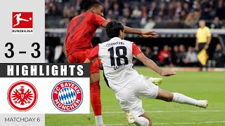 Frankfurt gegen vs Bayern München 3  3  Highlights  Bundesliga 202425  6th October 2024 [upl. by Archibald24]